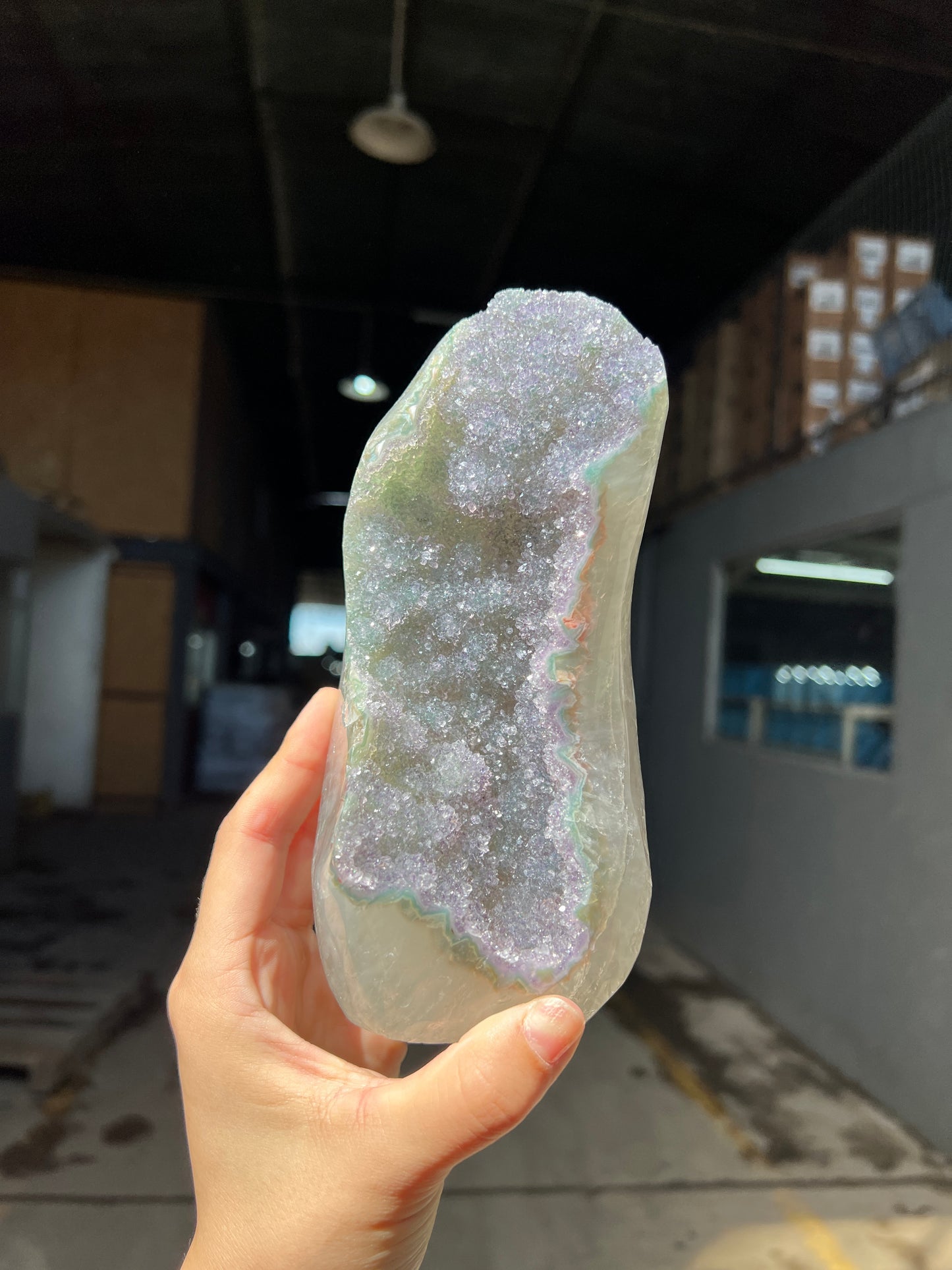 Green quartz Freeform