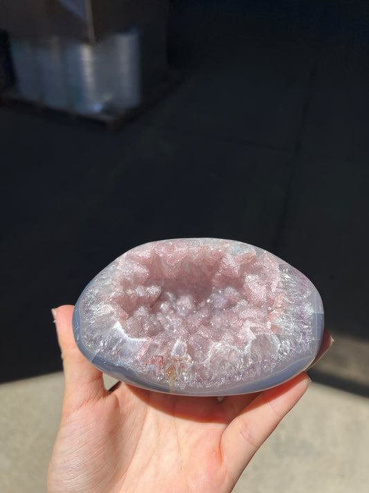 Special pink geode