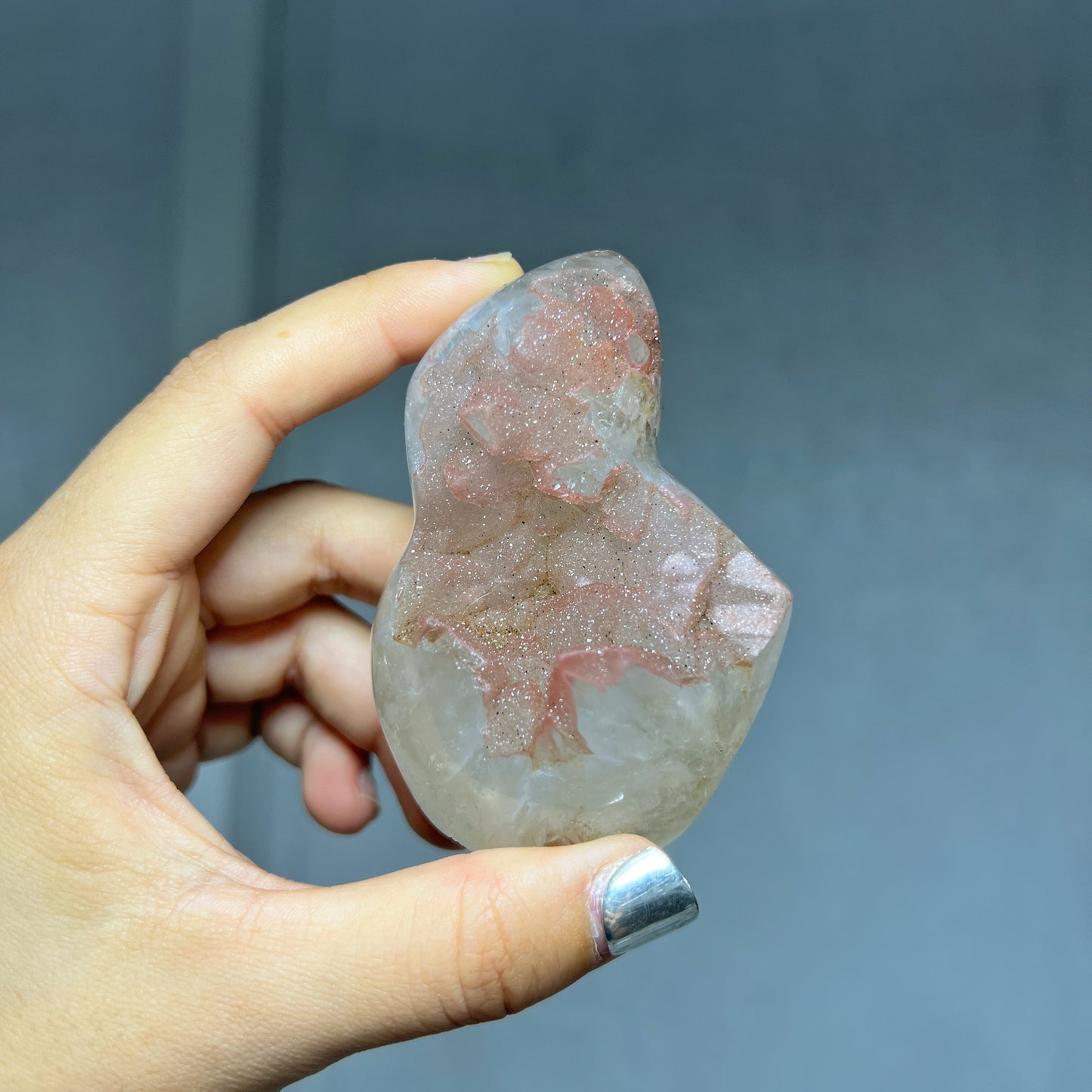 Mini pink quartz Freeform