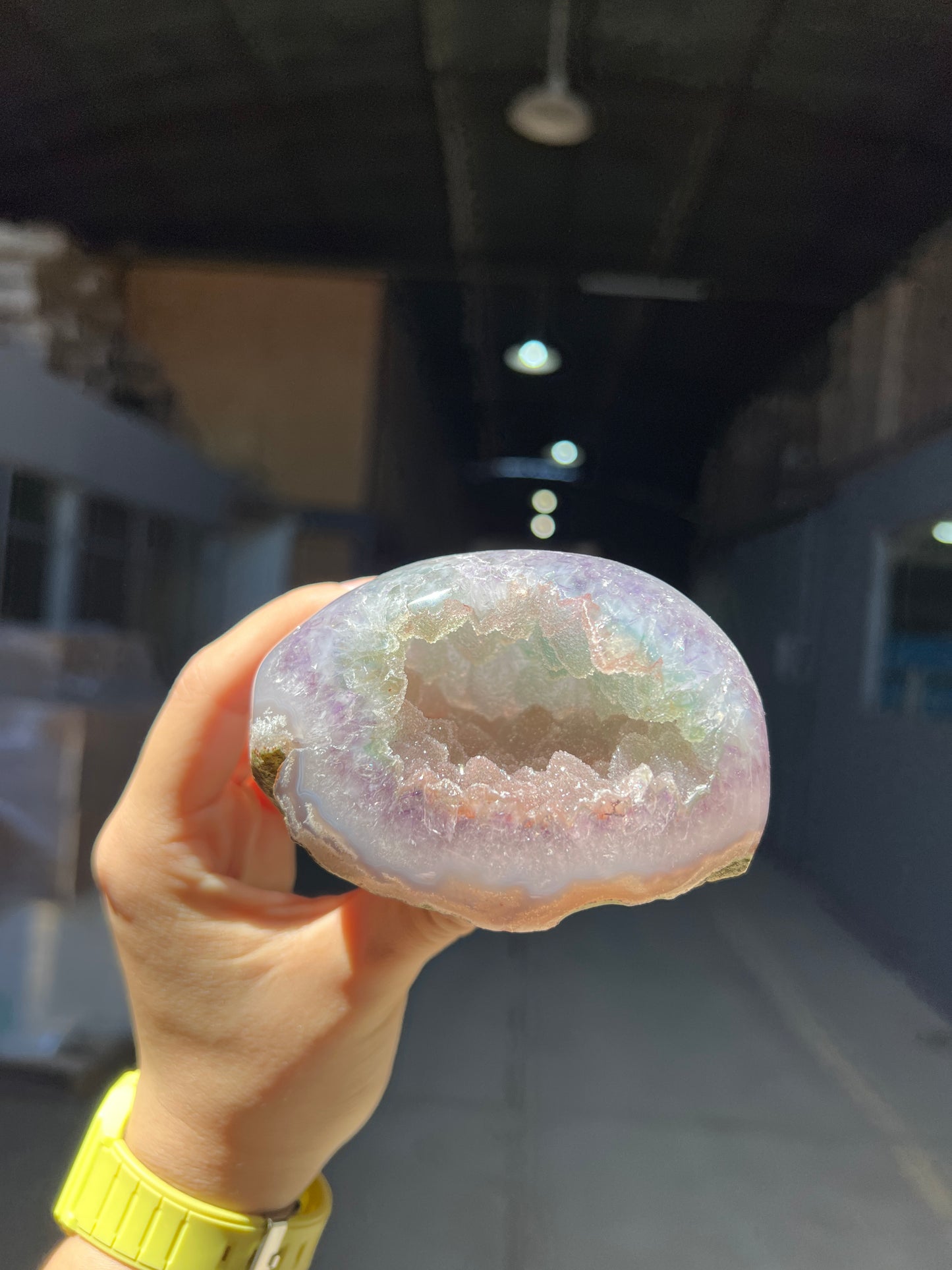 Mini Christmas geode