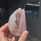 Red calcite mini quartz piece